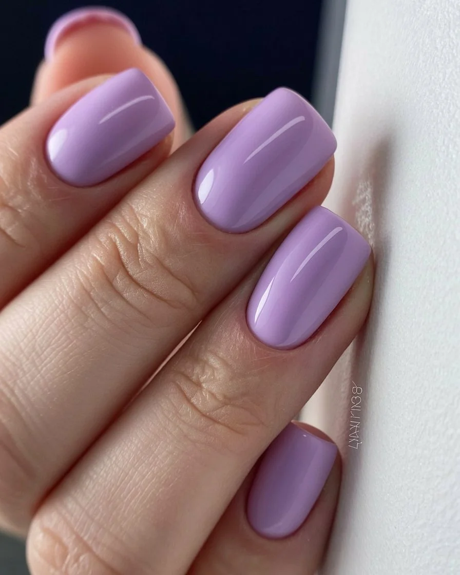 june nail colors lavender gloss nails that feel like summer skies