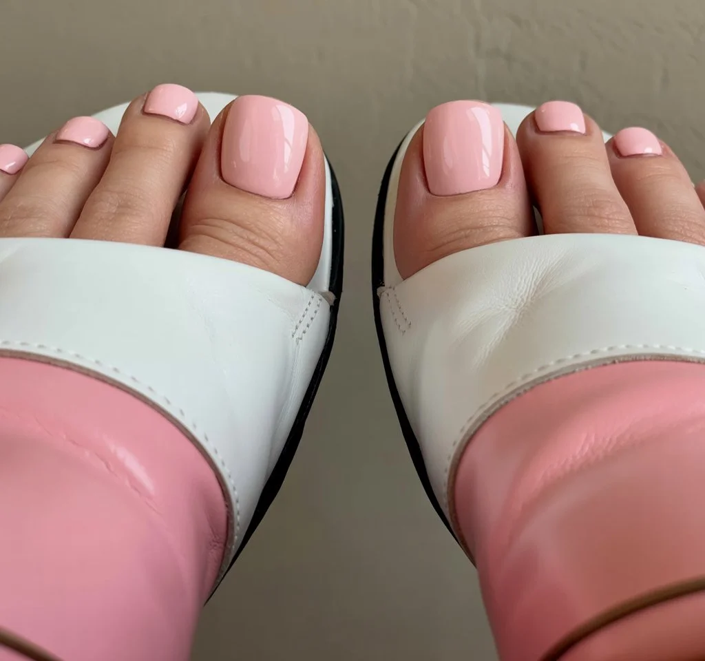 June pedicure summer ideas 2026 Glossy Baby Pink Pedicure For Everyday Summer Style