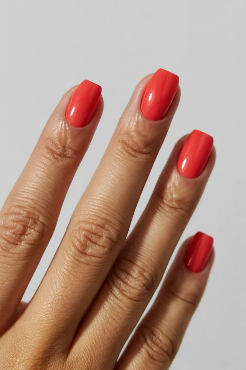 light summer nails 2026 Coral Sunset Nails For Peak Summer Energy