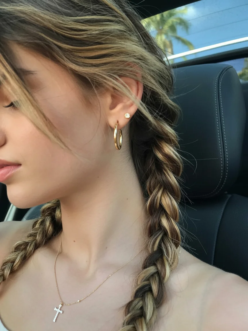 quick summer 5-minute hairstyles 2026 Loose Double Braids For Beach Day Hair