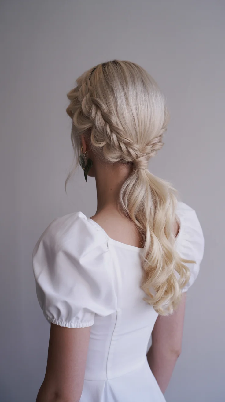 quick summer 5-minute hairstyles 2026 Romantic Braided Ponytails With Soft Volume