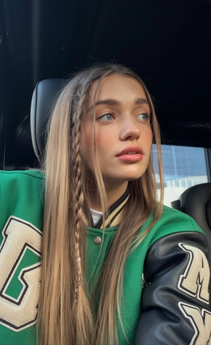 quick summer 5-minute hairstyles 2026 Tiny Accent Braids That Instantly Upgrade Straight Hair