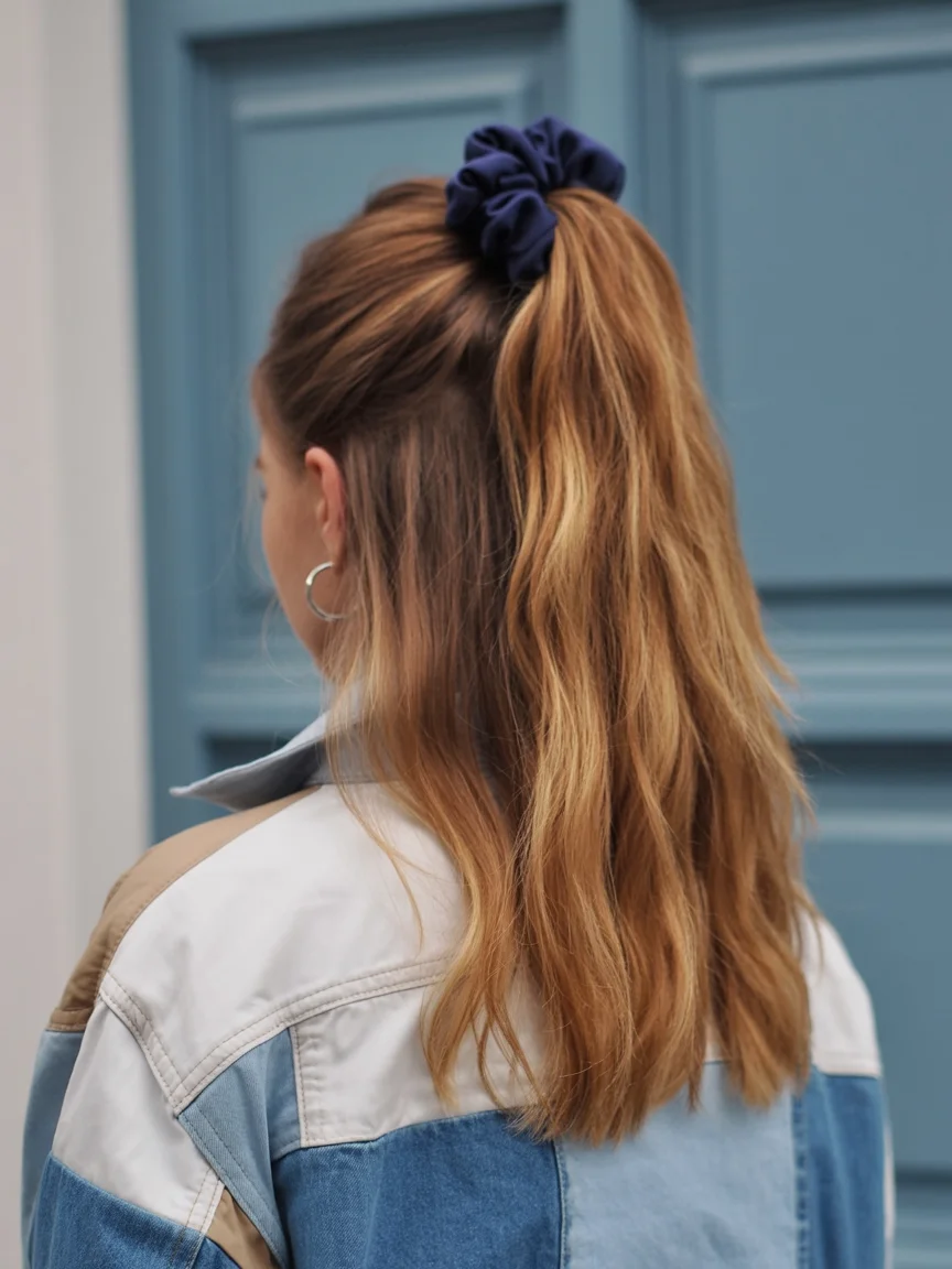 quick summer 5-minute hairstyles 2026 High Scrunchie Ponytails That Bring Back Cool Girl Energy