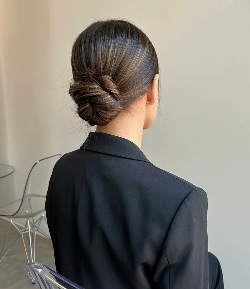 quick summer 5-minute hairstyles 2026 Clean Low Buns That Survive Every Heat Wave