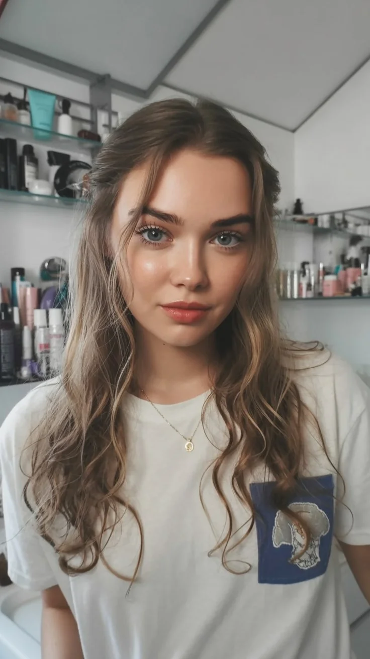 quick summer easy hairstyle 2026 Soft natural waves with barely there volume