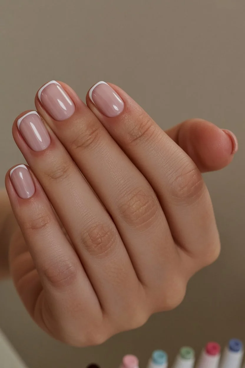 short gel nails summer 2026 Soft French Minimalism For Everyday Summer Style