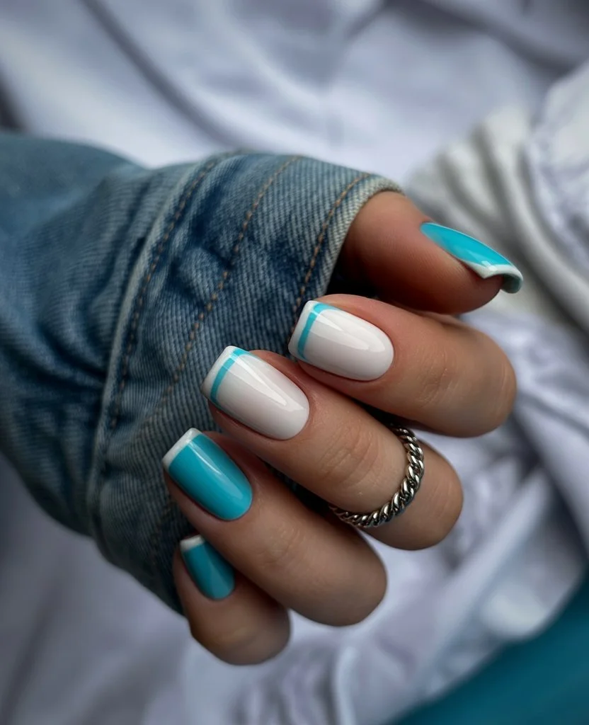 summer gel nails 2026 Peach Sunrise Ombre For Endless Summer Evenings