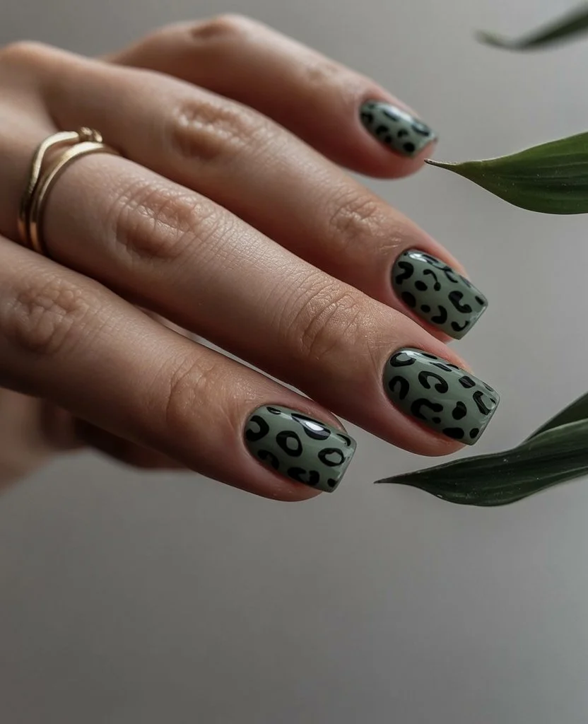 summer gel nails 2026 Soft Safari Chic For Everyday Summer Style