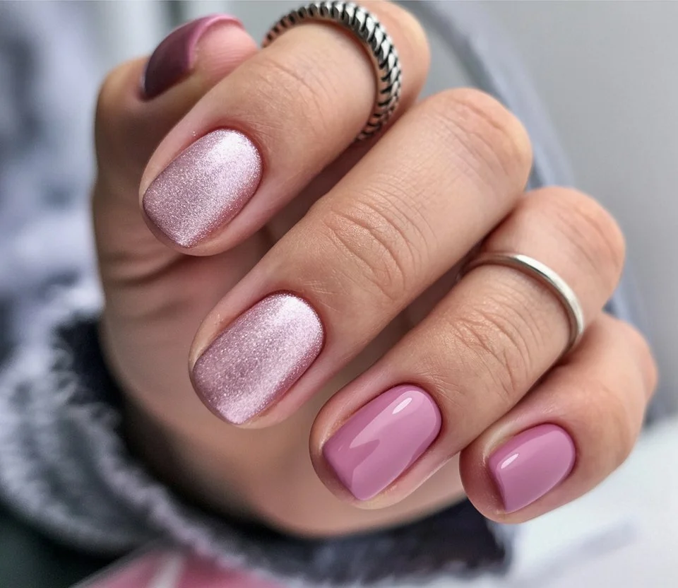 summer gel nails 2026 Glossy Pink Simplicity With Quiet Luxury Energy