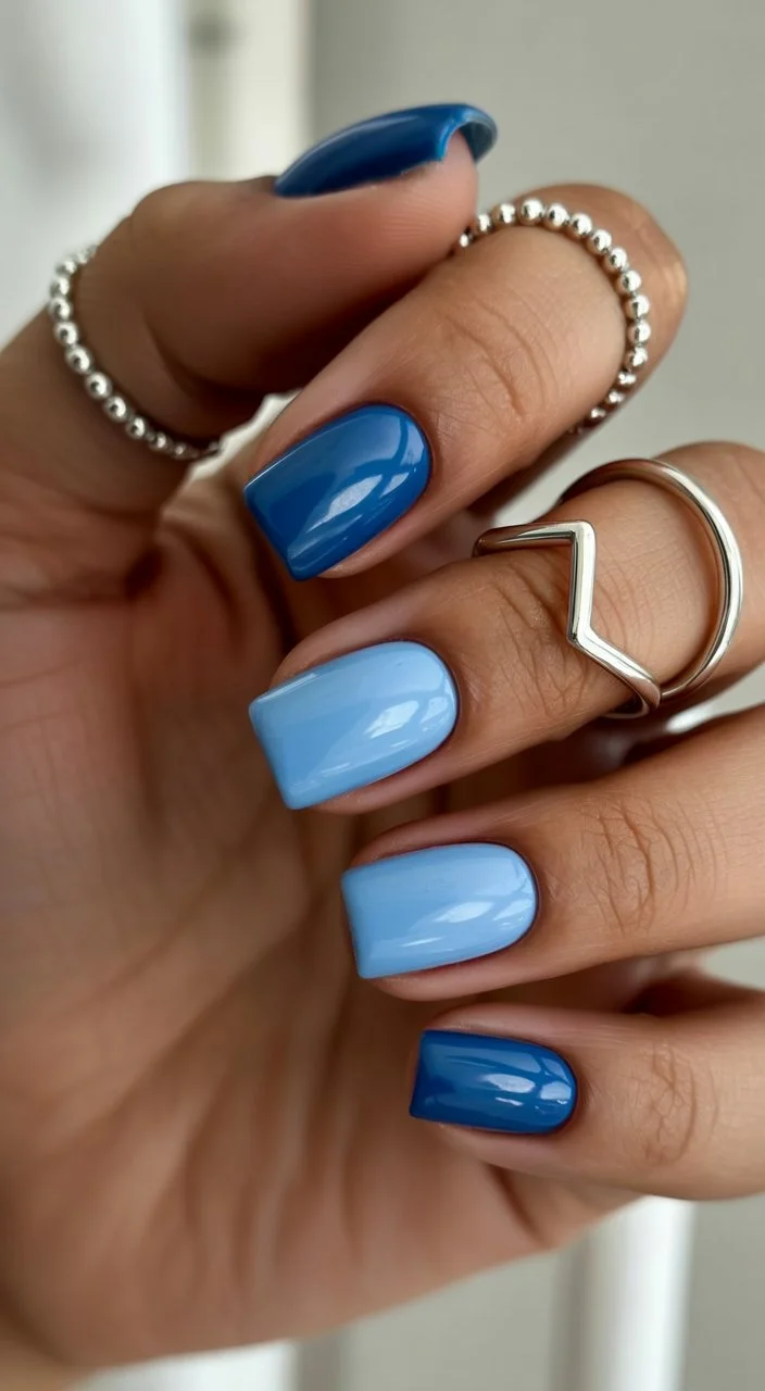 summer manicure color ideas 2026 Ocean Blue Shades That Feel Like A Weekend Escape