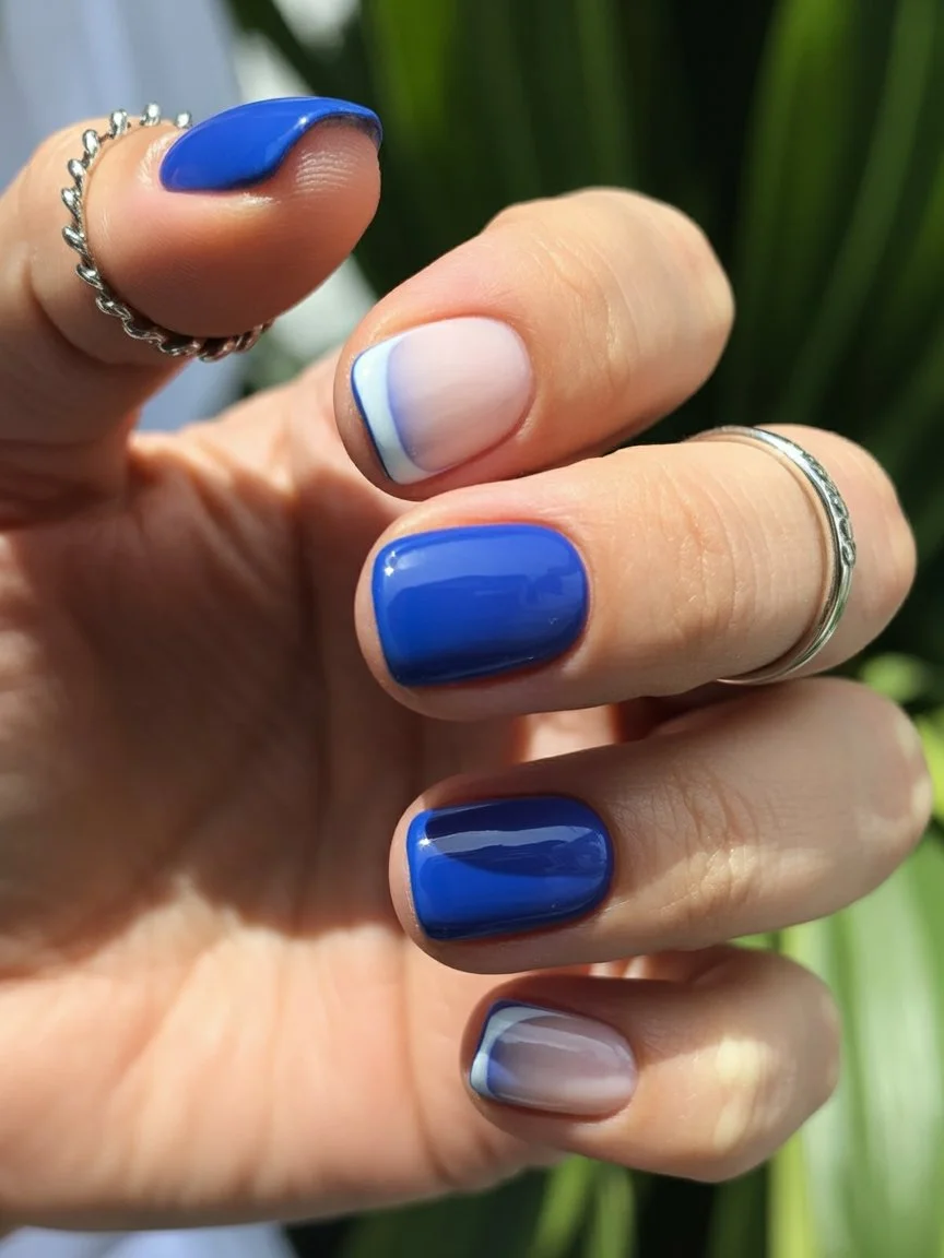 summer nail colors 2026 Bold Royal Blue for Girls Who Want Summer Drama