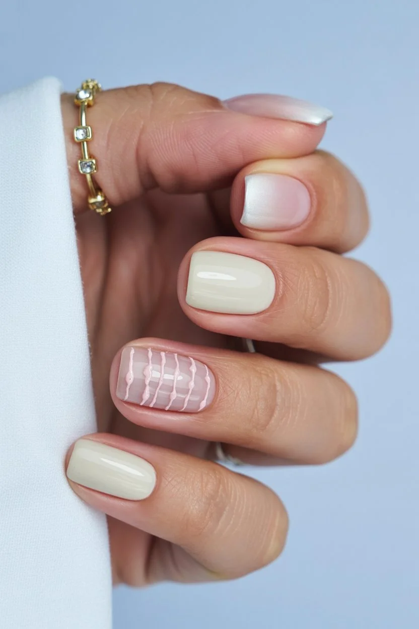summer nail colors 2026 Soft Vanilla Minimalism That Quietly Steals Attention
