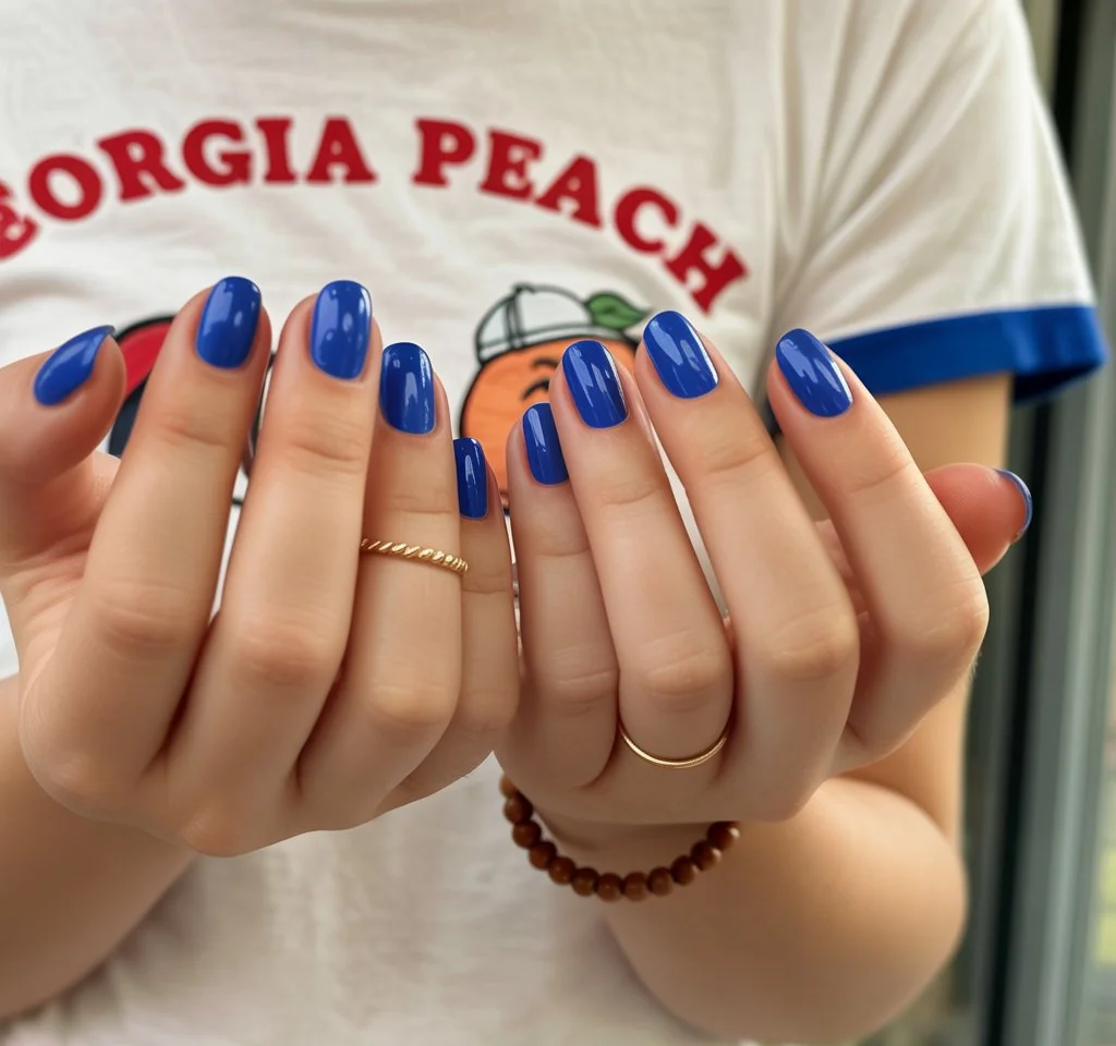 summer nail colours 2026 Electric Blue Nails That Instantly Wake Up A Summer Outfit