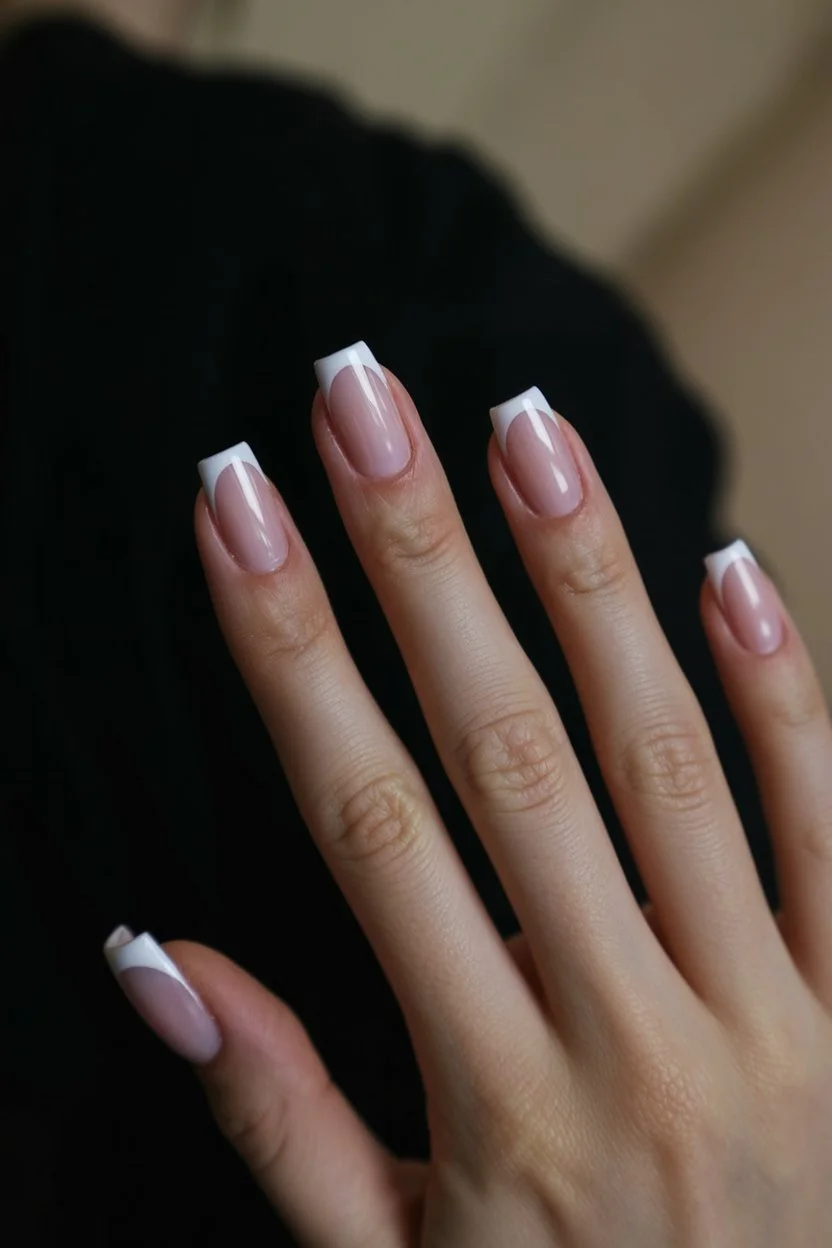 summer nail inspo 2026 Clean White French Tips With Quiet Luxury Energy