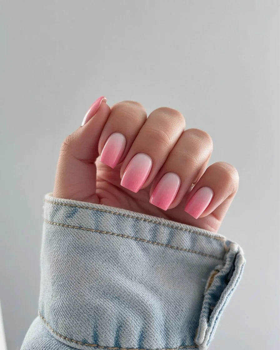 summer ombre nails 2026 Classic Pink Ombre Nails That Never Go Out Of Style