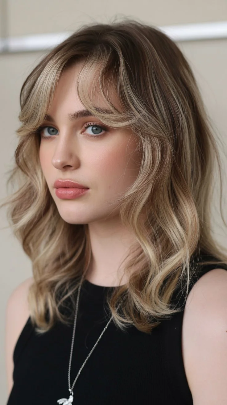 textured summer shag hairstyle 2026 Soft blonde shag with airy curtain layers