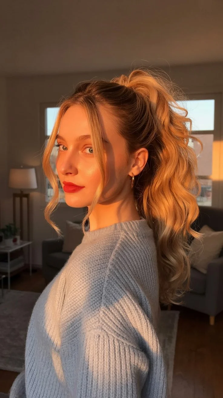trendy summer hairstyles ideas 2026 high ponytail with volume