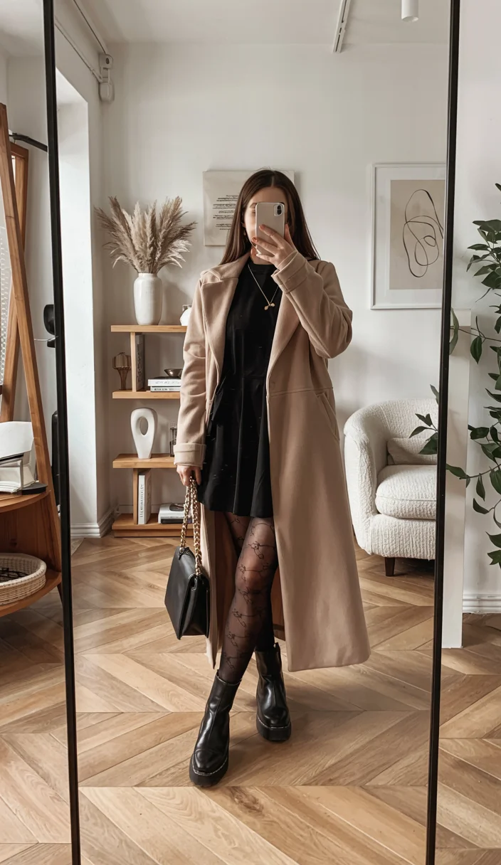 all outfits with boots 2026 Soft Neutrals and Black Ankle Boots