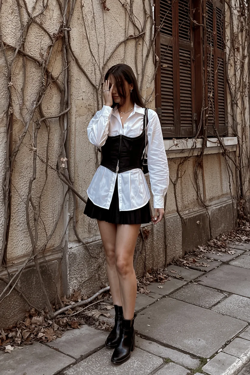 back to school outfits 2026 dark academia with a fashion forward twist