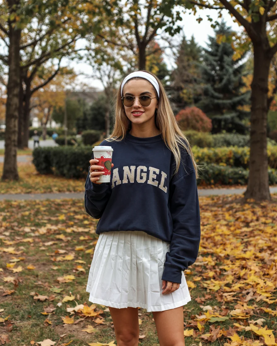 back to school outfits 2026 cozy fall campus style with a preppy touch