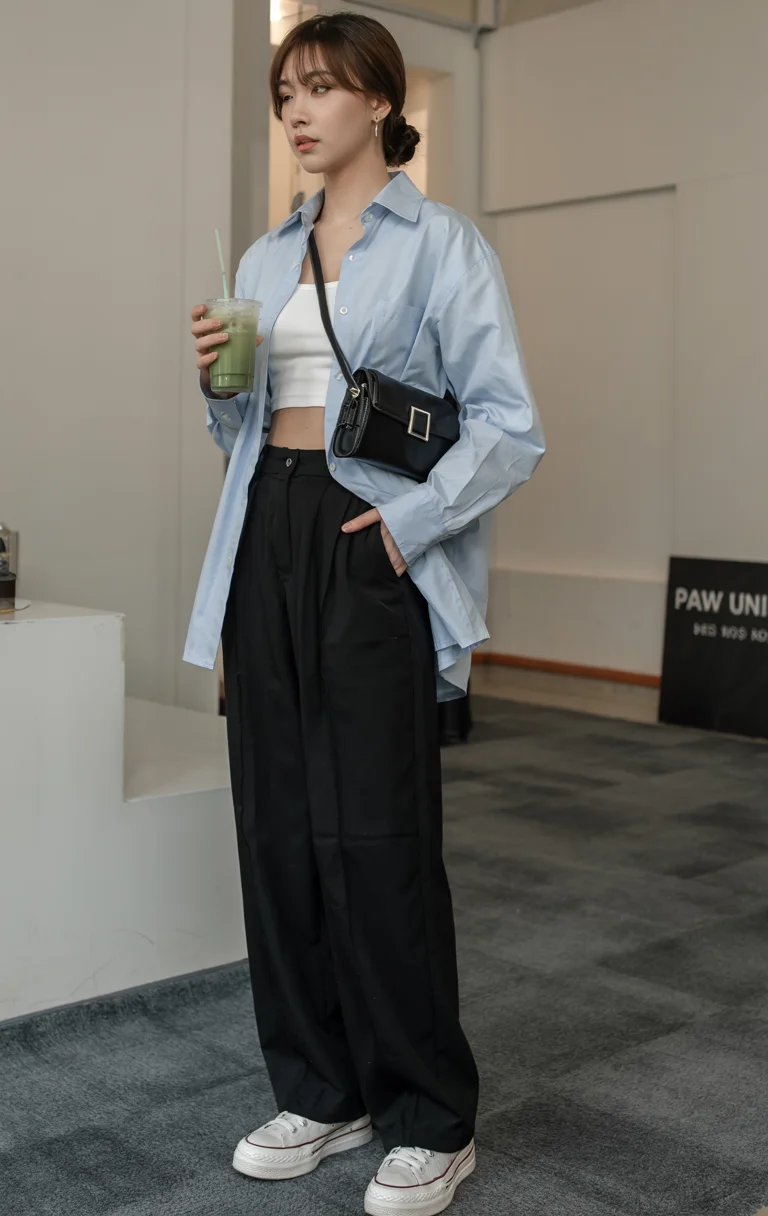 back to school outfits 2026 smart casual campus dressing with tailored volume