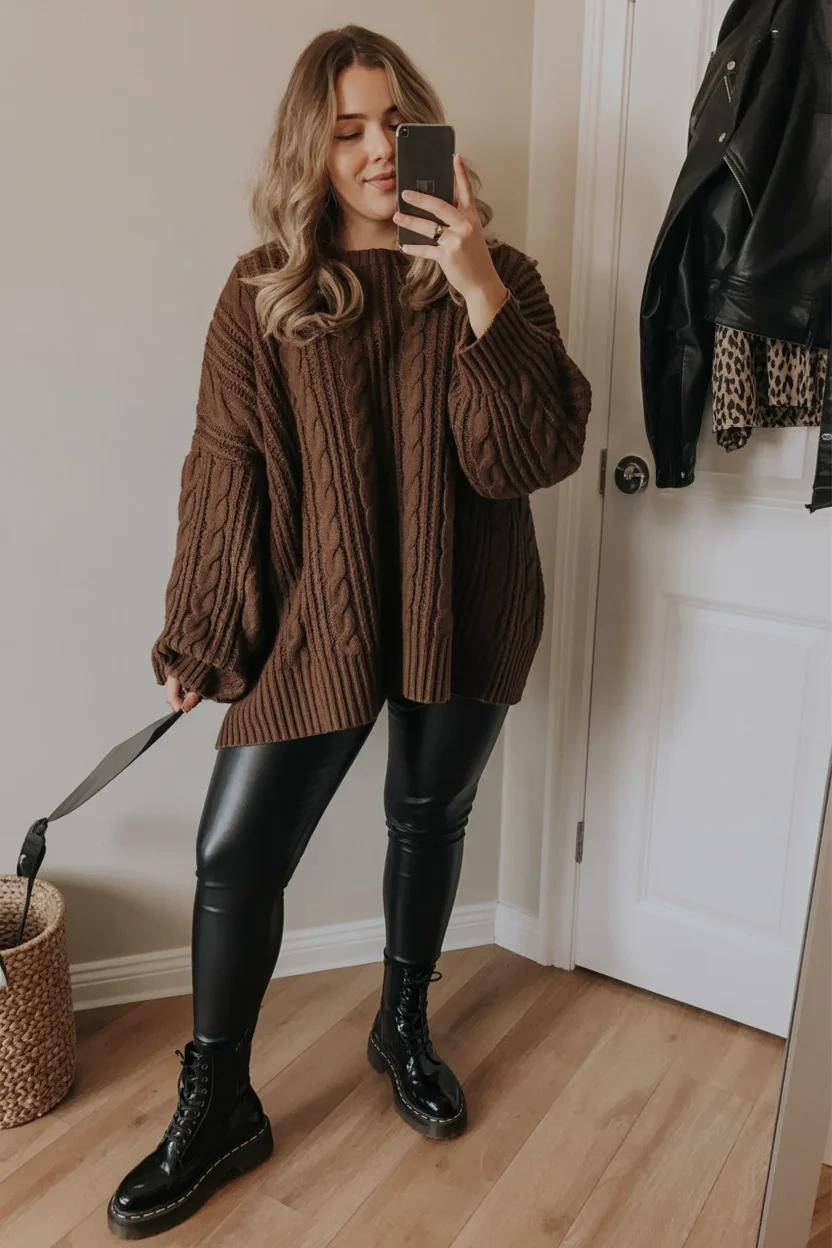 boho chic outfits fall plus size Chunky Knits with Urban Boho Confidence