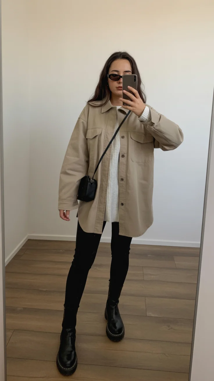 casual early fall outfits comfy 2026 Neutral Layers That Always Look Expensive