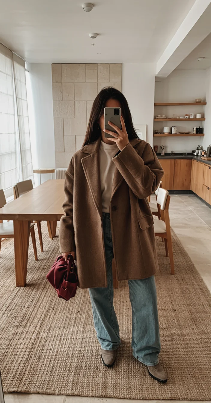 cozy chic fall outfits for 2026 Chocolate Tones and Relaxed Tailoring
