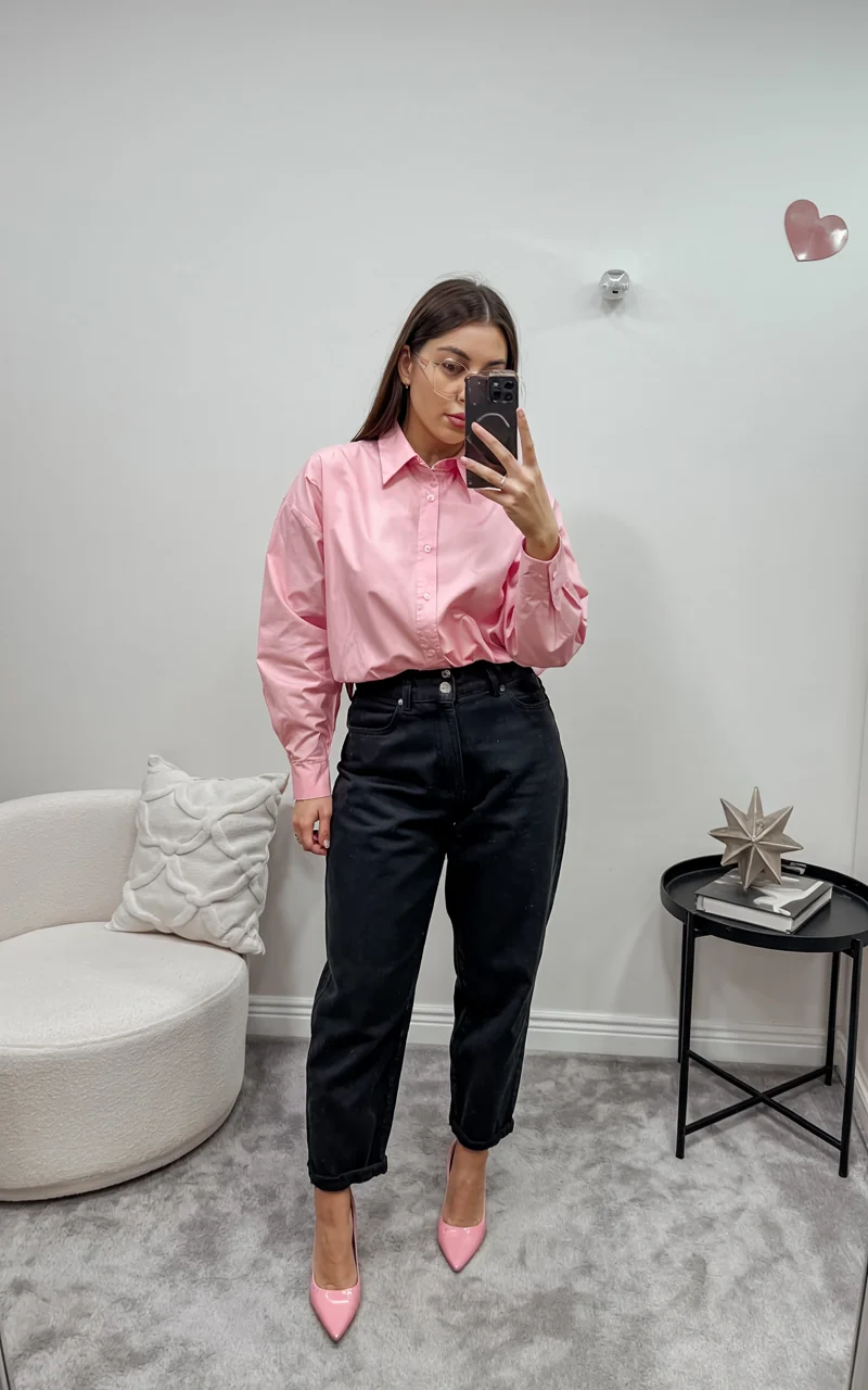 elegant fall office outfits 2026 A Touch of Pink for Everyday Confidence