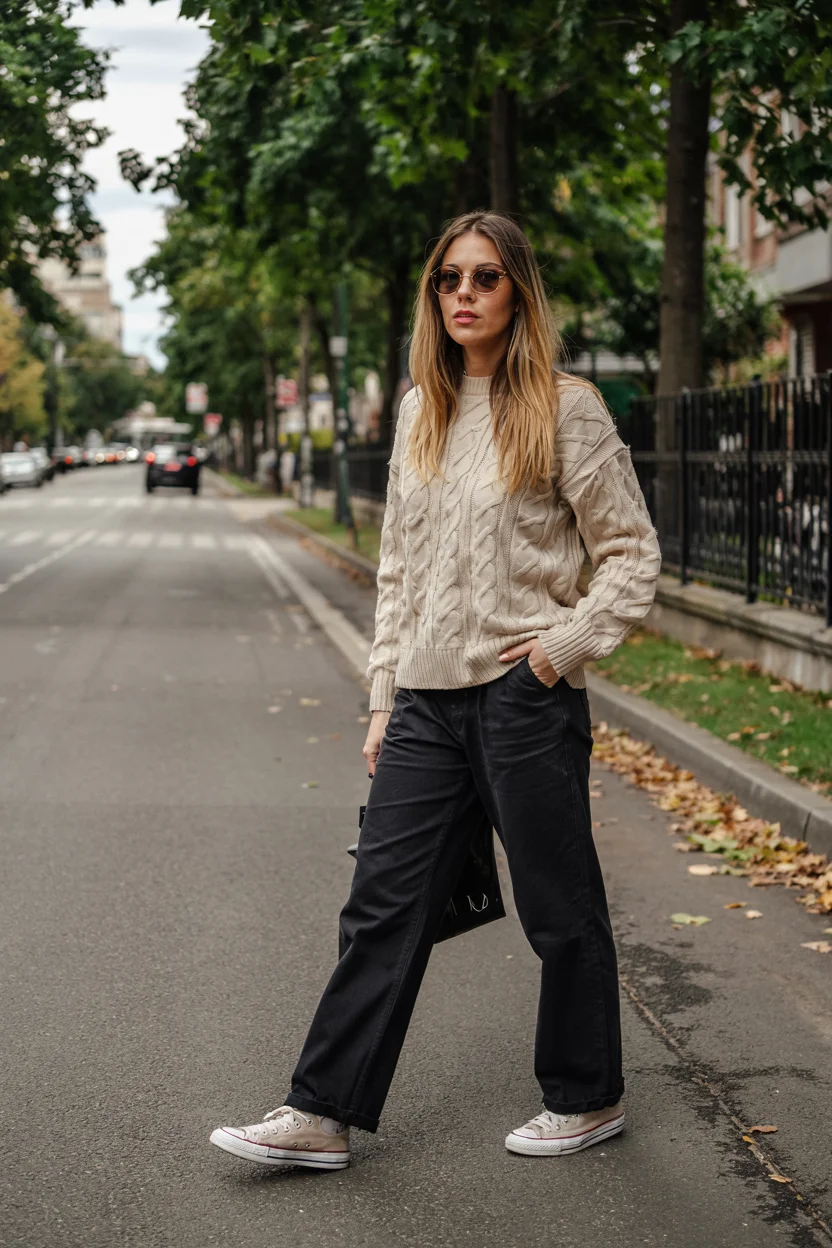 elegant fall office outfits 2026 Weekend Comfort Meets Office Ready Style