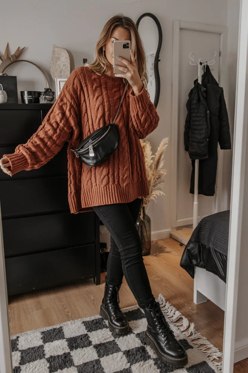fall fashion for women over 40 Oversized Sweaters That Feel Like Fall