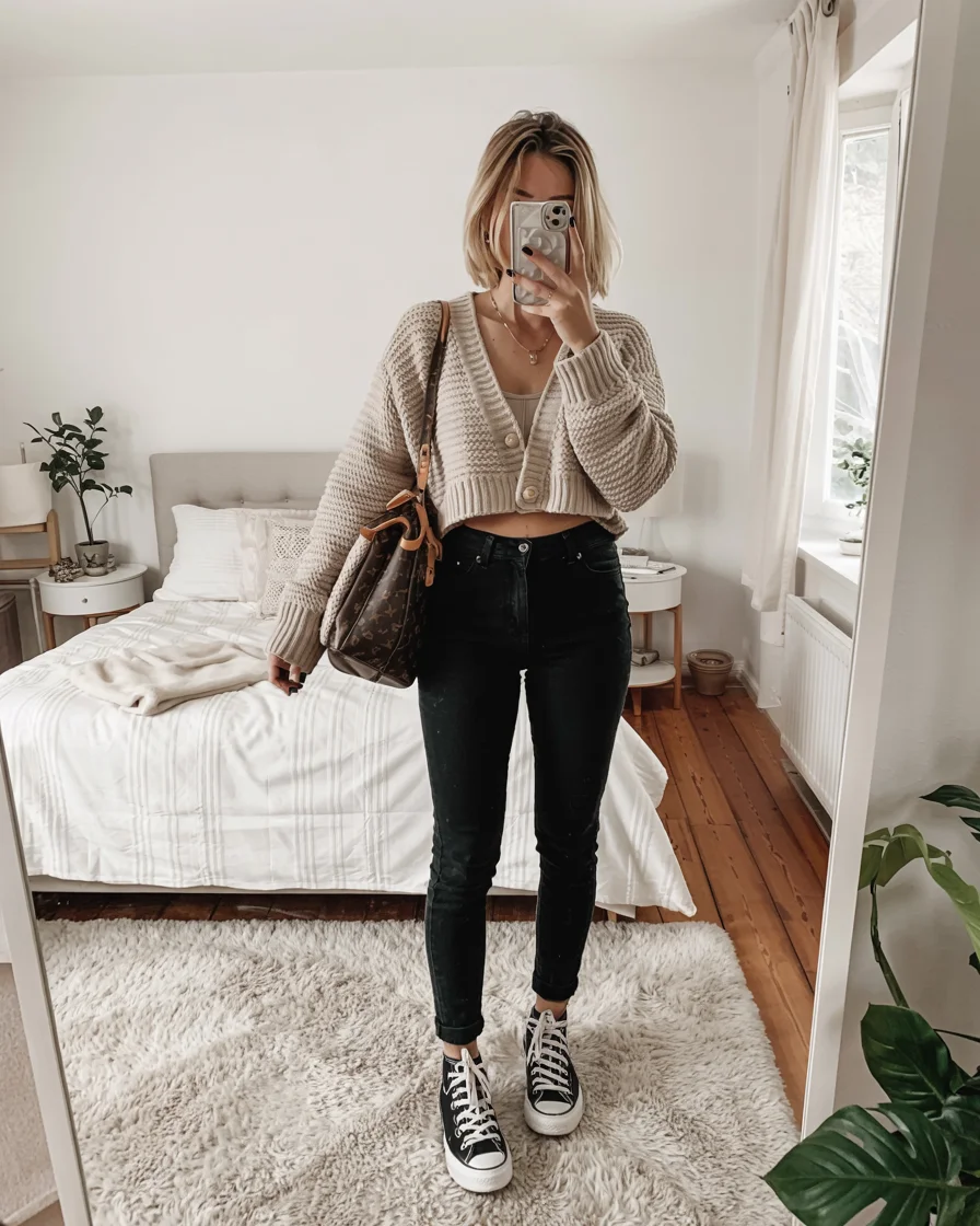 fall fashion trends for women 2026 Soft Neutrals Create Everyday Cozy Style