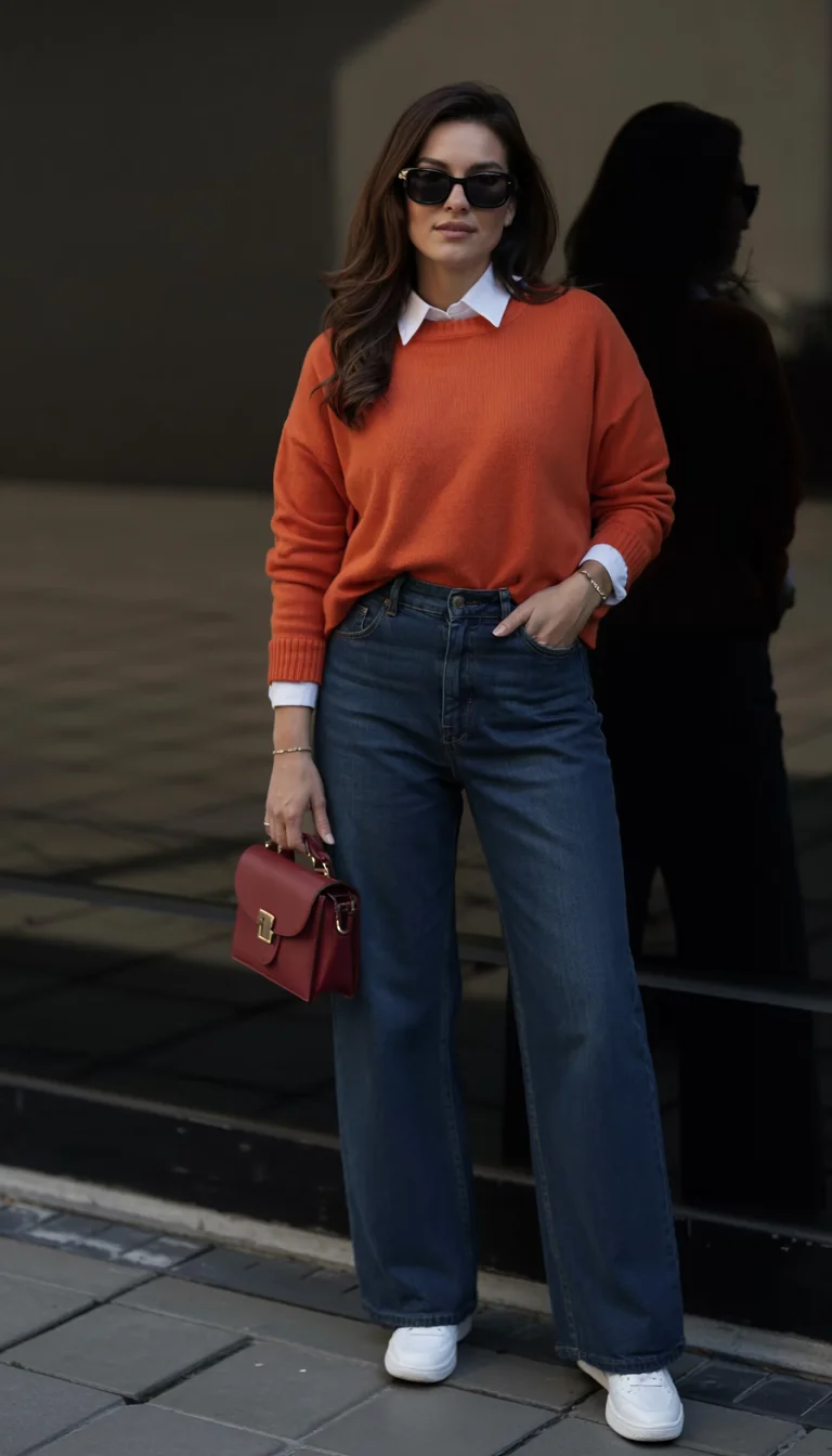 fall fashion trends for women Burnt Orange Knitwear Becomes the New Neutral