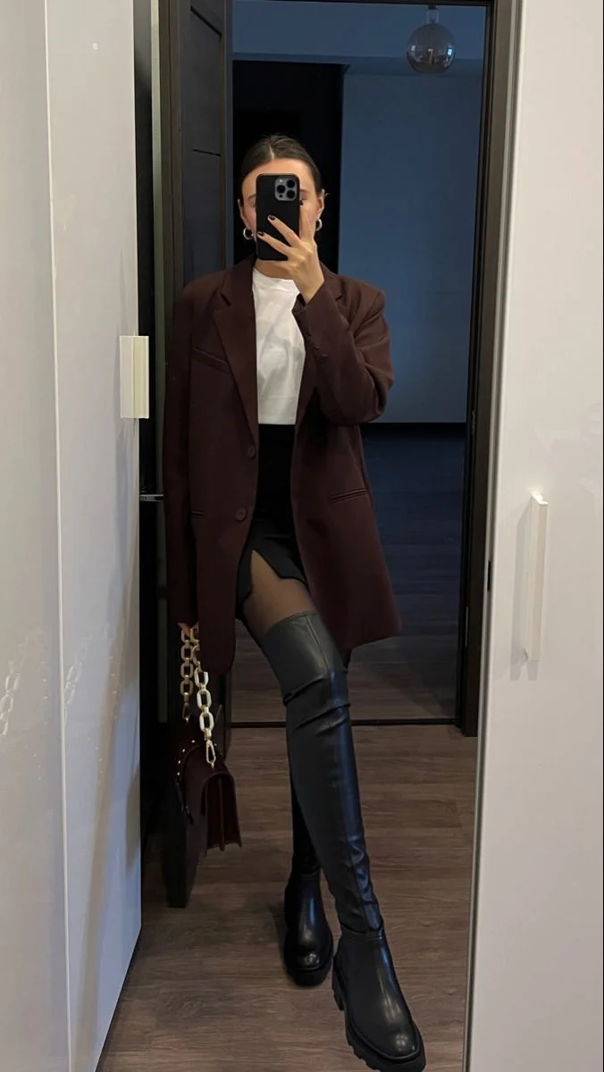fall festival outfits dress to impress 2026 Rich Chocolate Tones That Make Every Outfit Look Expensive