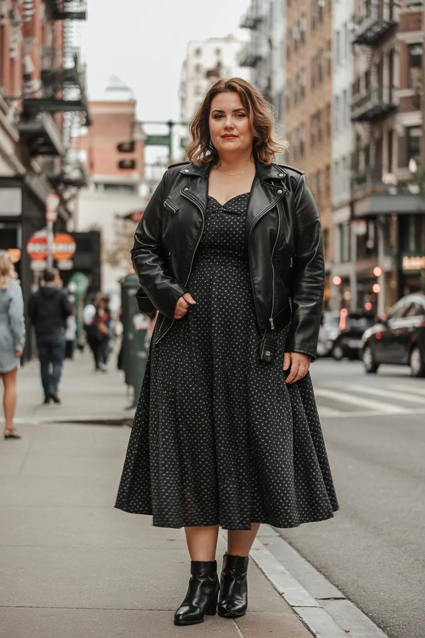 fall outfits for plus size women 2026 Feminine Dark Florals for Evening