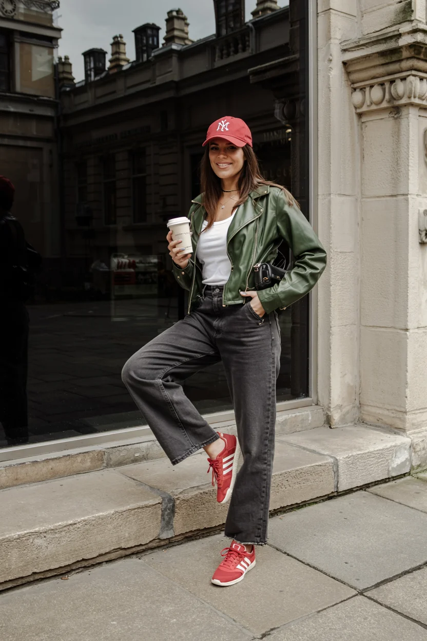 fall outfits ideas 2026 Sporty Color Pops For Casual City Days