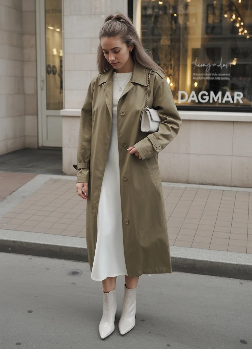 fall outfits with coat 2026 Graceful Layers with a Feminine Touch