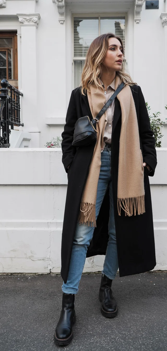fall outfits with coat 2026 Layered Neutrals for Chilly Days