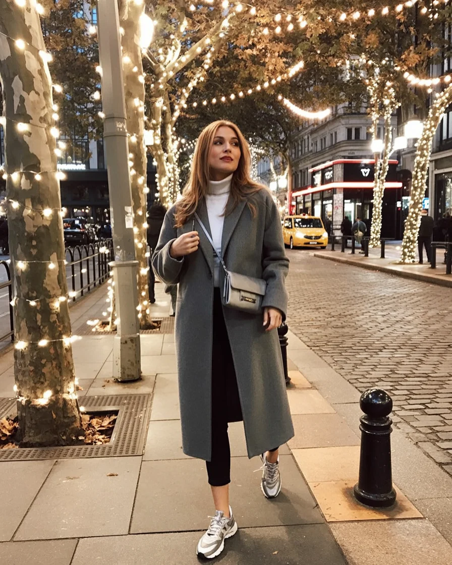 fall outfits with coat 2026 City Lights and Relaxed Sophistication