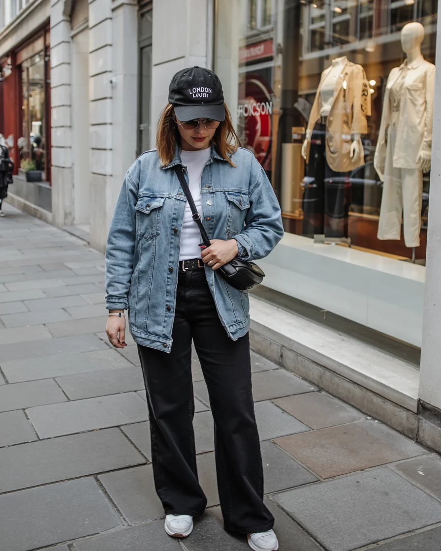 fall outfits with jeans jacket 2026 relaxed street style denim