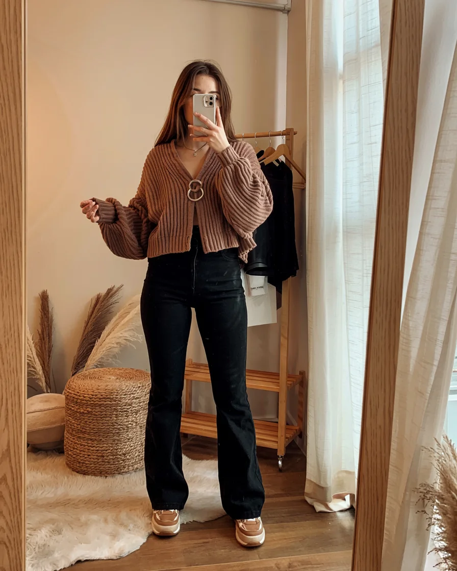fall outfits with leggings 2026 Warm Mocha Tones for a Cozy Autumn Mood
