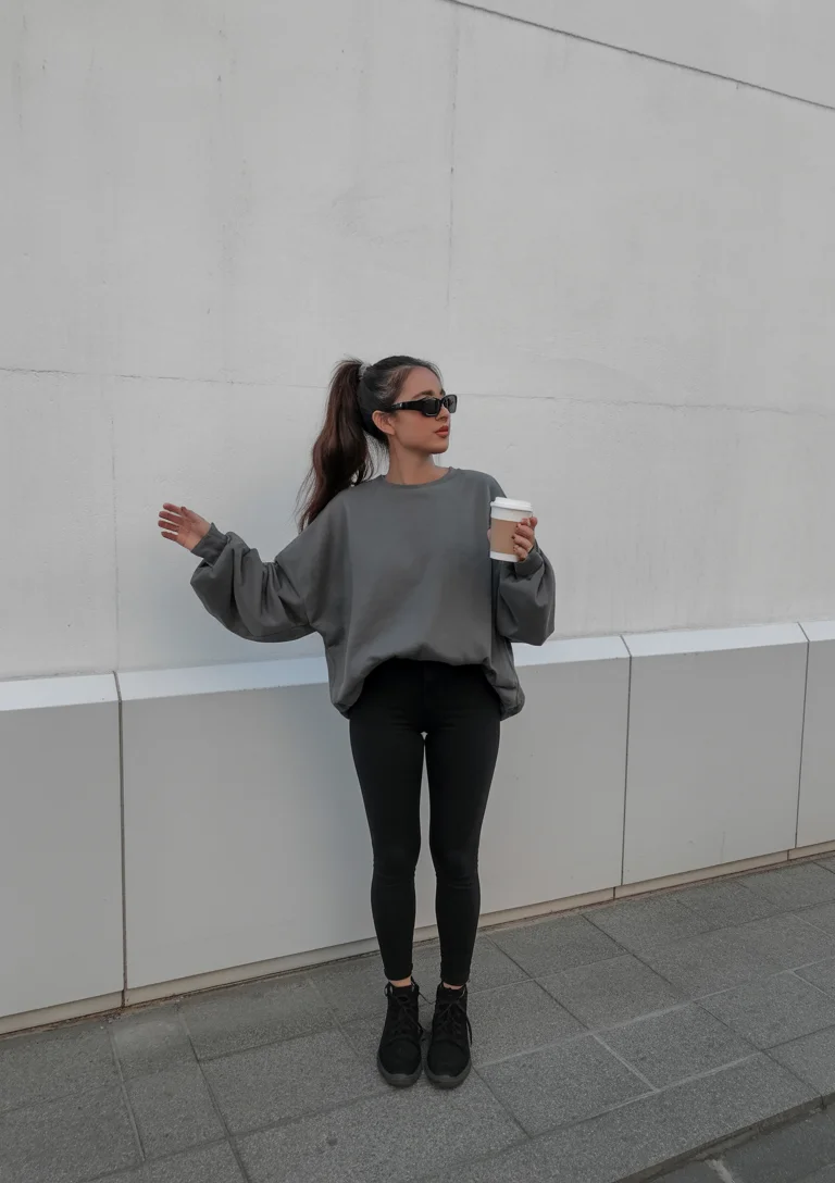 fall outfits with leggings 2026 Minimal Street Style with Oversized Comfort