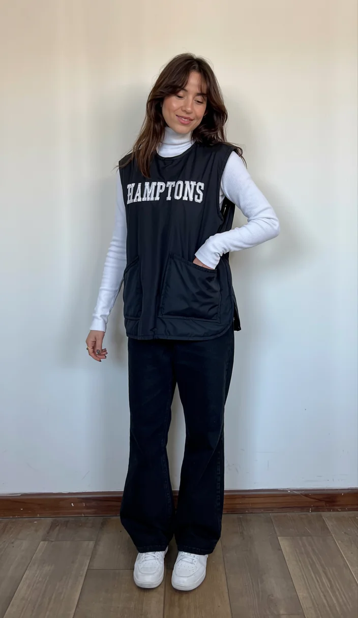 fall outfits with pants 2026 Sporty layered denim for relaxed fall days