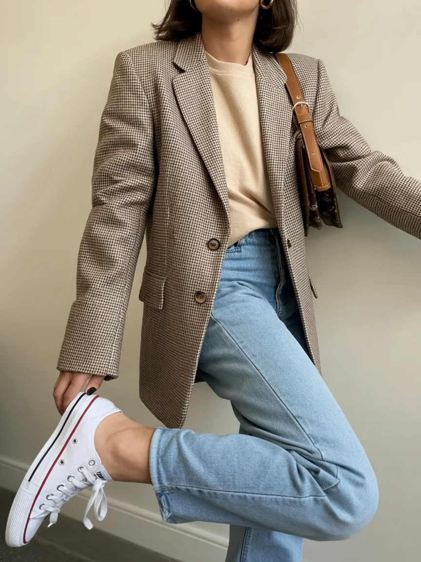 fall smart casual work outfits Relaxed tailoring with weekend inspired charm