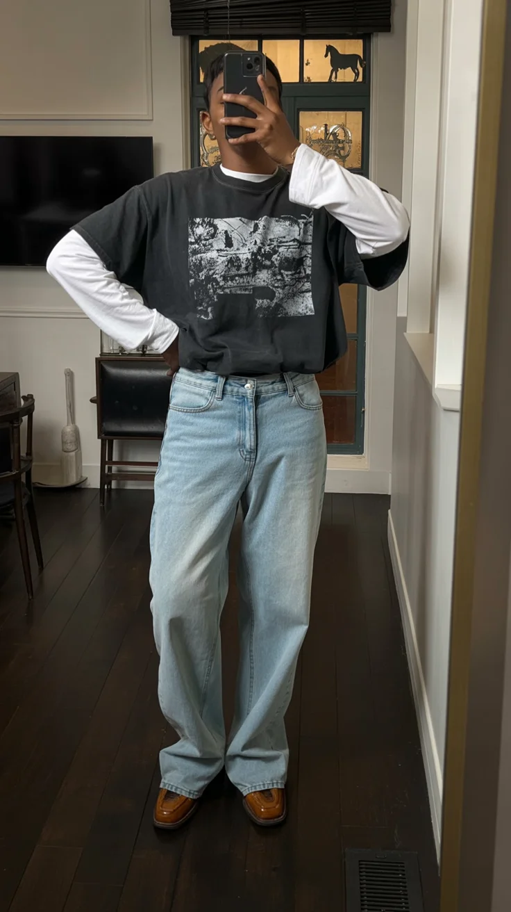 fall streatwear fashion 2026 Graphic Layers Inspired by Vintage Street Culture