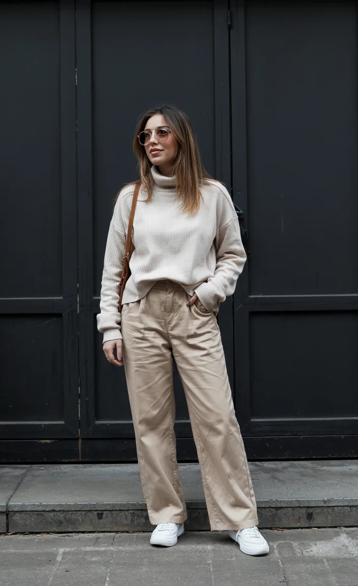 fall streetwear outfits NYC 2026 Neutral Layers That Always Look Expensive
