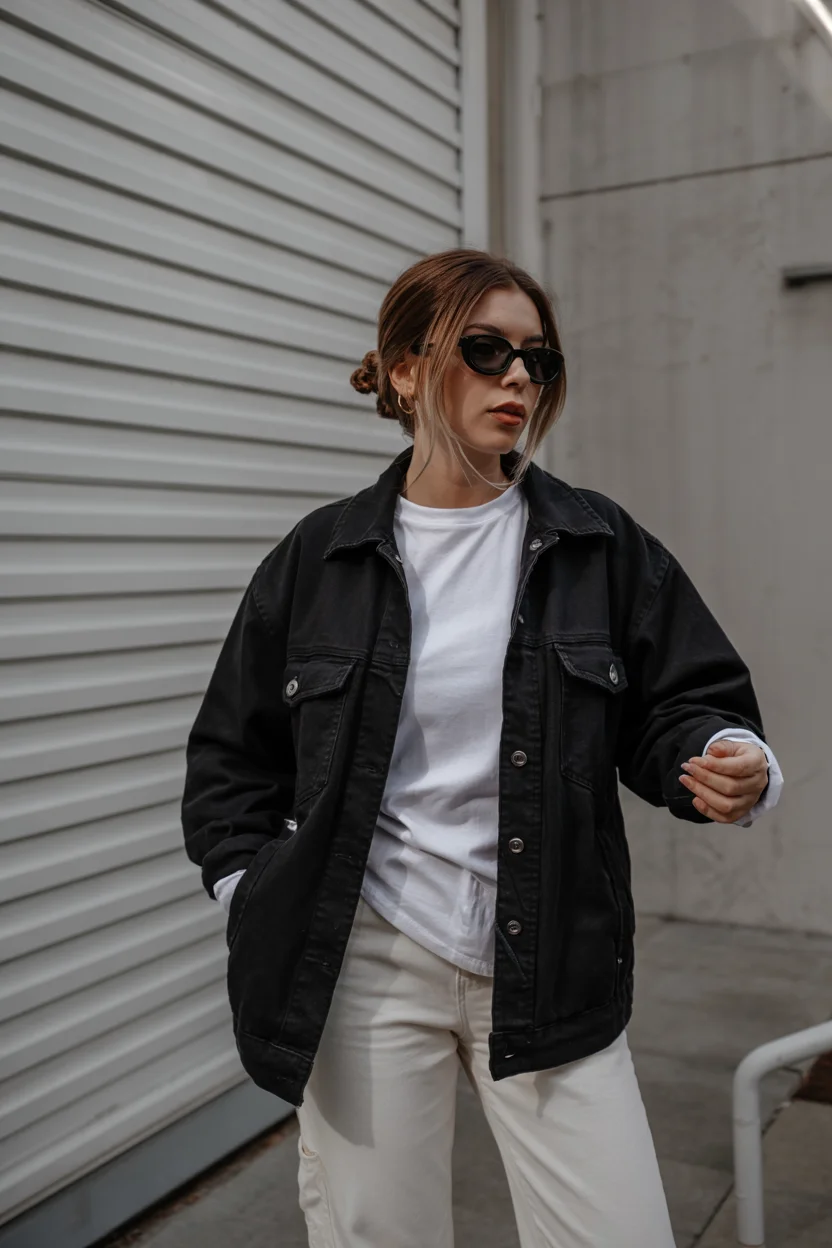 fall streetwear outfits NYC 2026 The Black Jacket Formula Every City Girl Needs