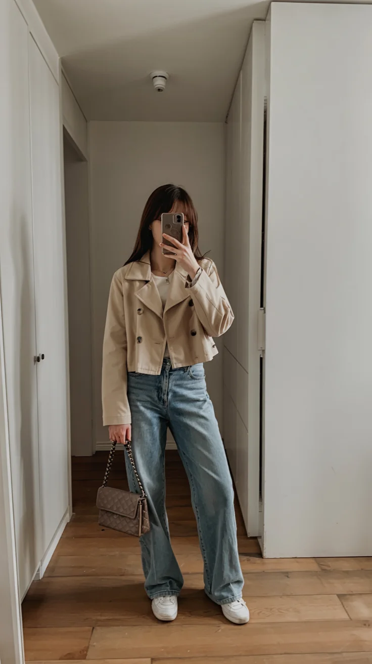 fall streetwear outfits NYC 2026 Modern Trench Inspiration With Relaxed Denim