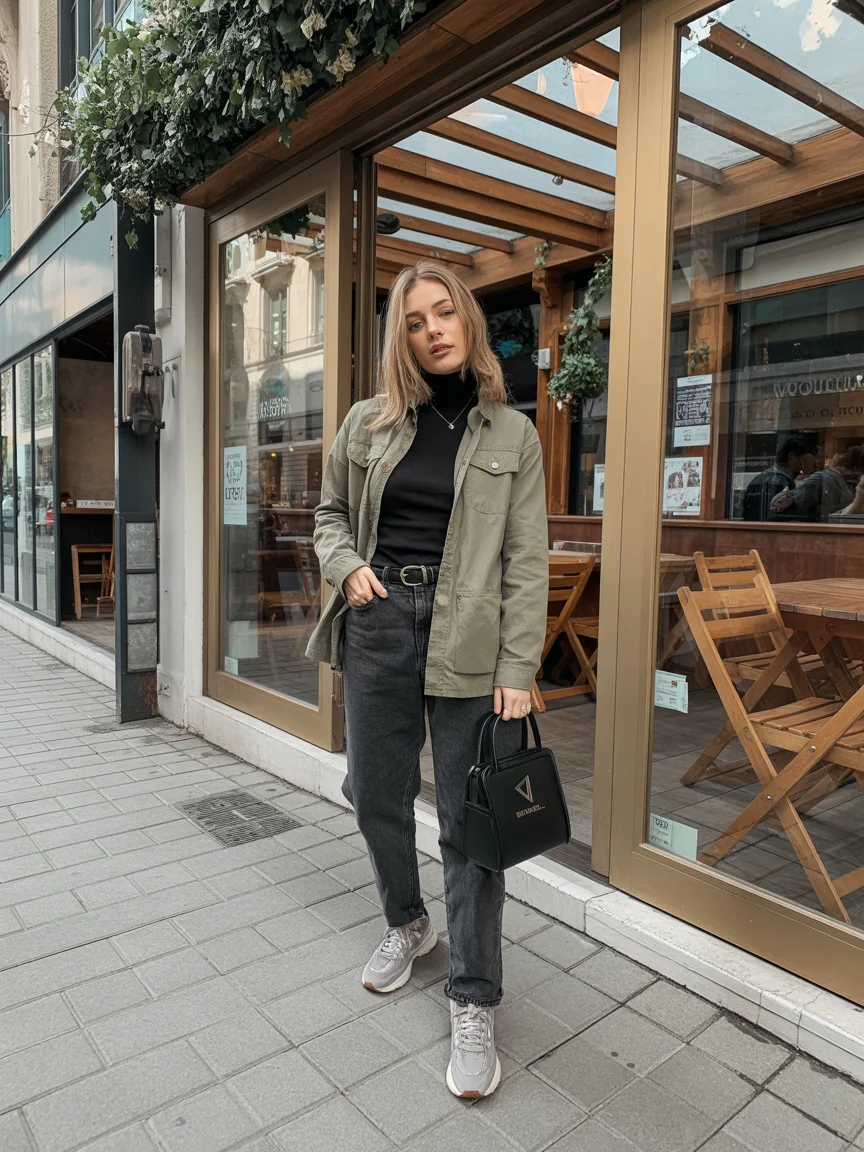 fall travel outfits with sneakers 2026 The Urban Explorer Uniform