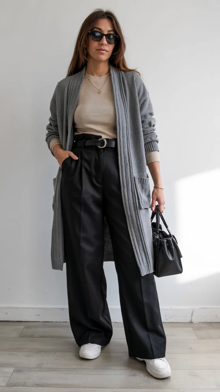 fall travel wardrobe for women Long Cardigan Layers for Effortless Refinement